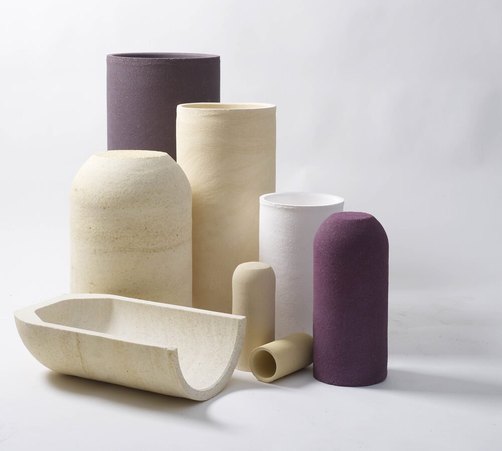 A family of crucibles in a range of sizes